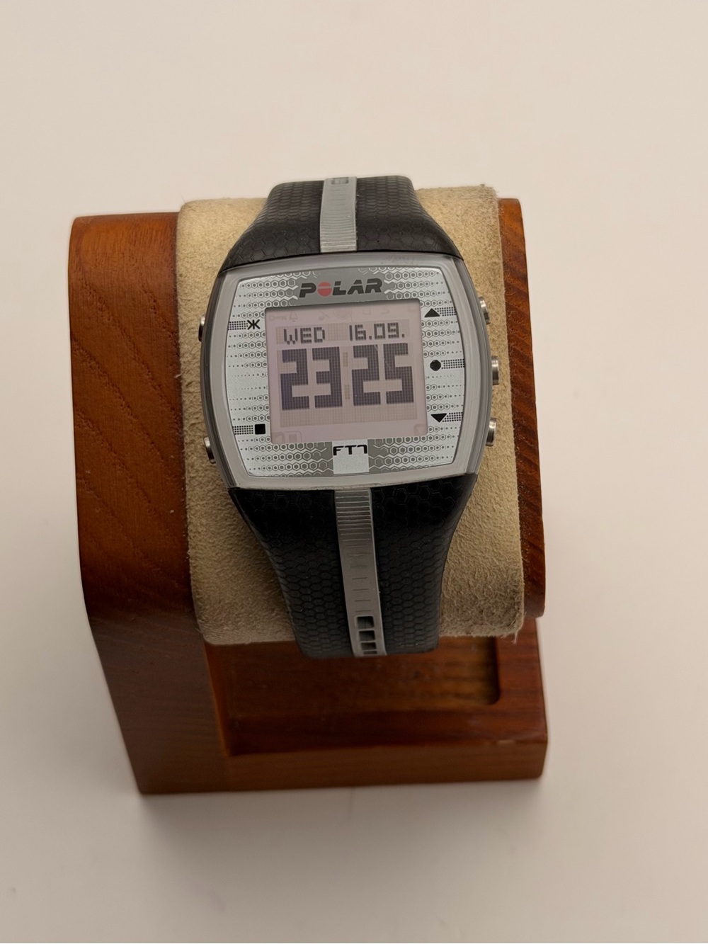 Polar FT7, New Battery, Tested, Smartwatch, Silver & Black, very good